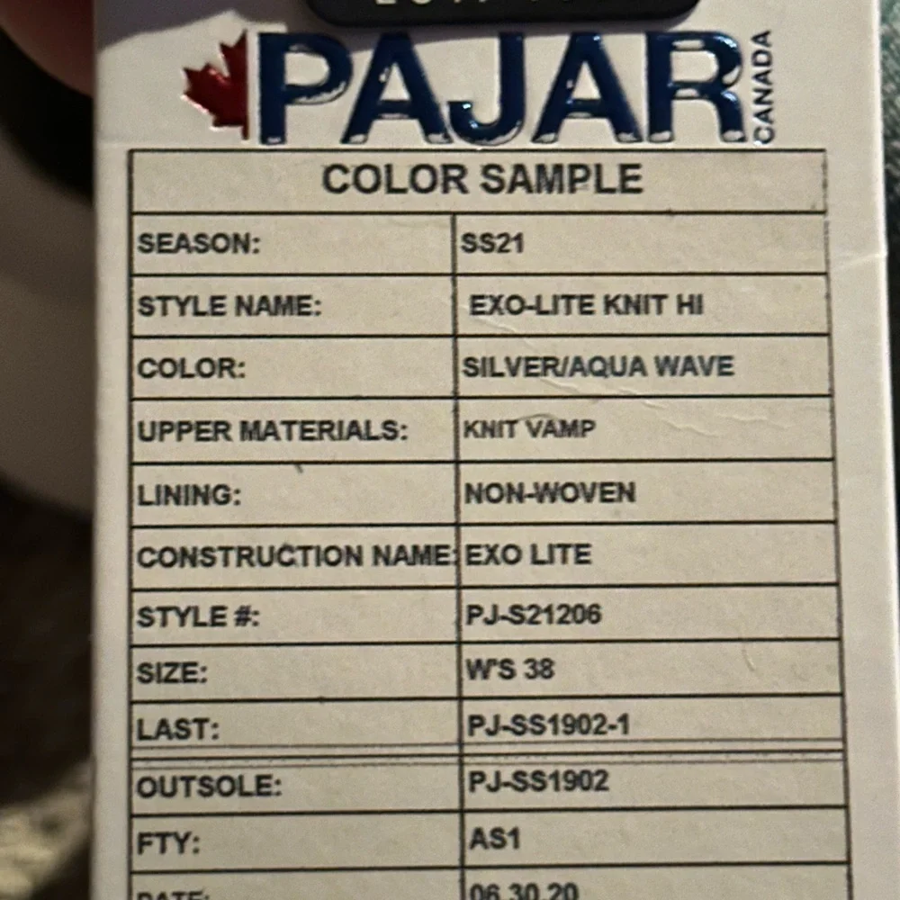 Pajar Canada Sneakers Breathable EXO LITE HI Knit